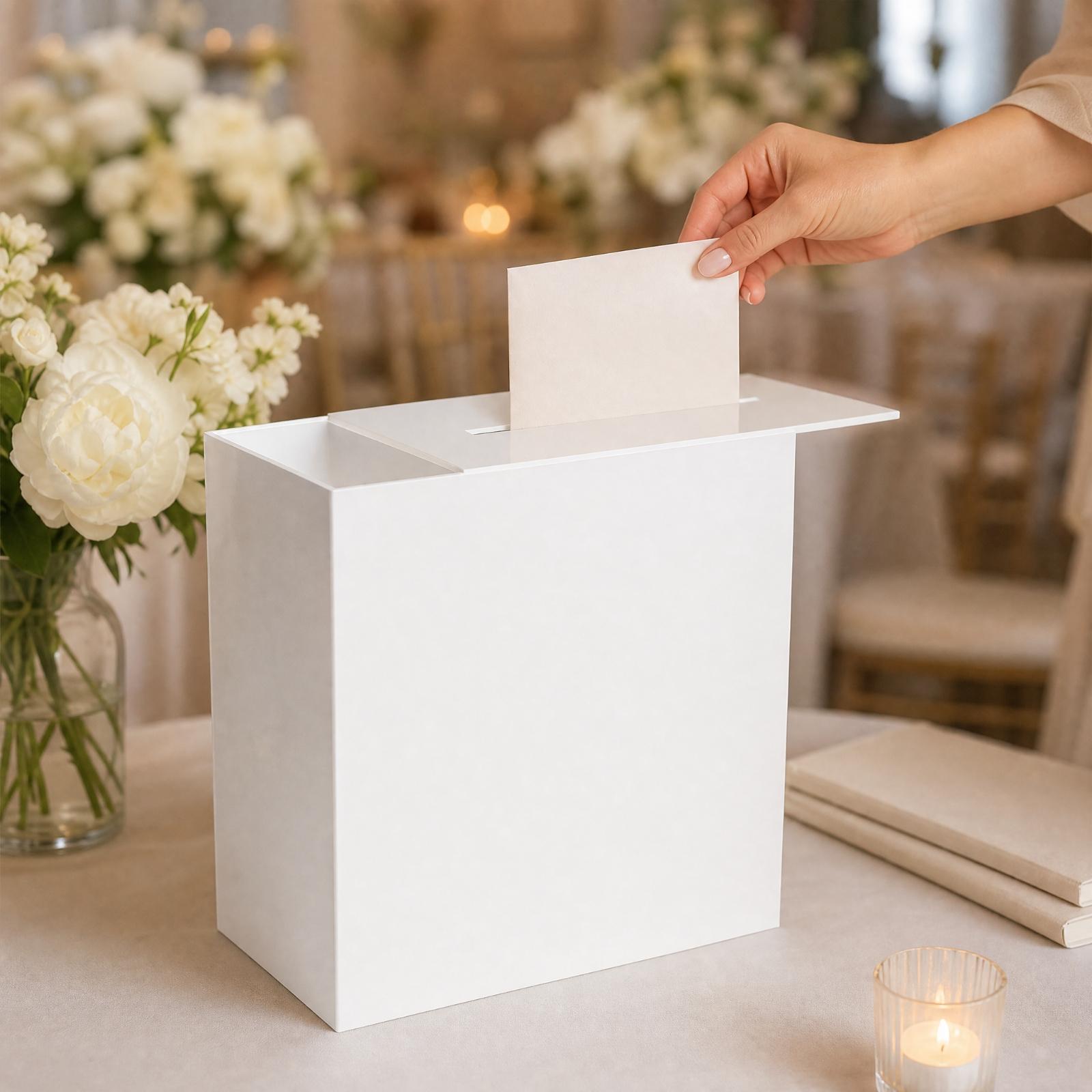 Acrylic Card Collection Box wi - Wedding Card Box review and price