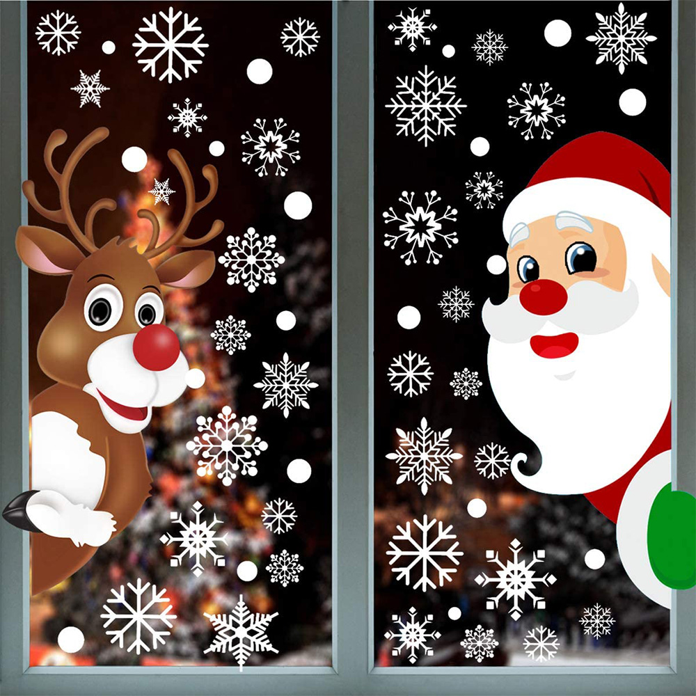 Christmas Window Clings Sticke - Wedding Decor Supply Store review and price