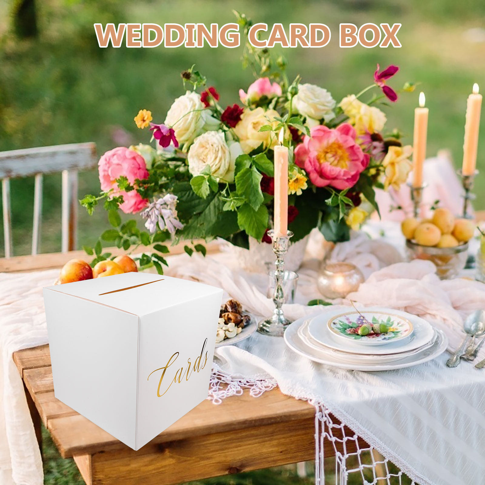 1Set Wedding Card Box Thick Pa - Wedding Card Box review and price