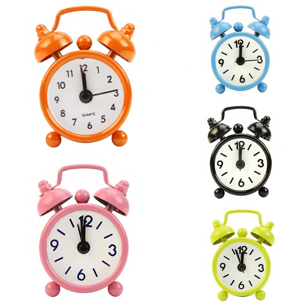 Portable Mini Alarm Clock Retr - Table Number Gold review and price