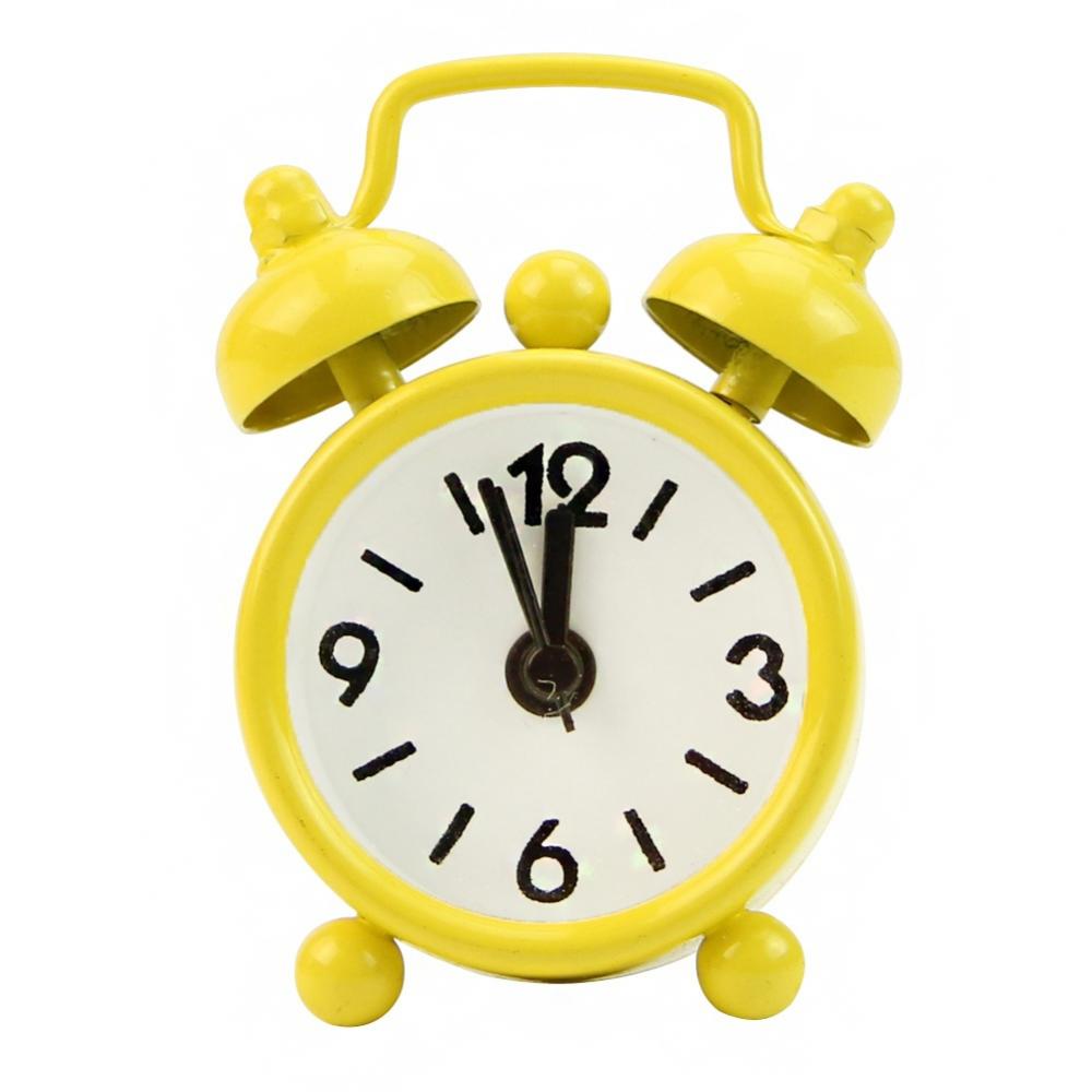 Portable Mini Alarm Clock Retr - Table Number Gold review and price