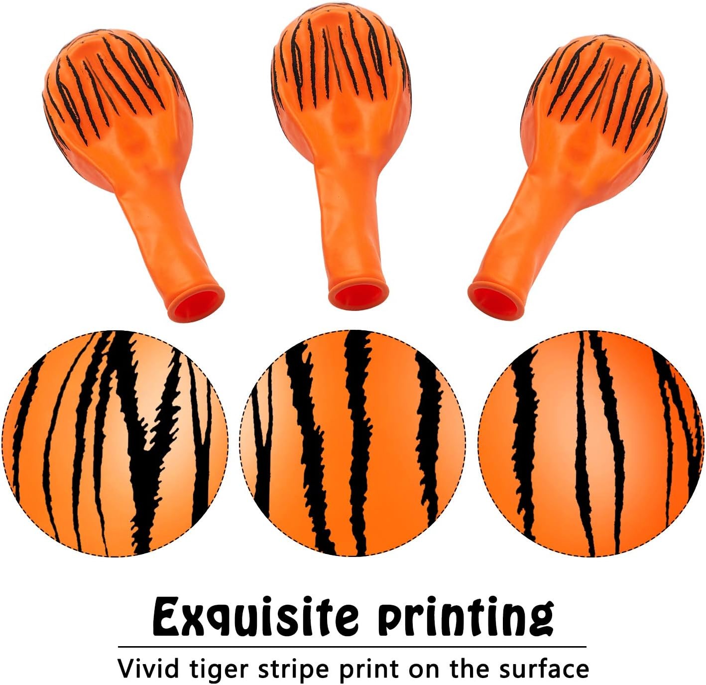 20/40Pcs  Tiger Balloons Tiger - Wedding Zoo review and price