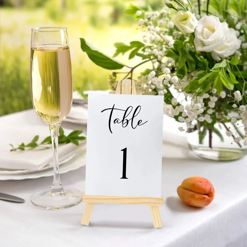 10pcs Wood Mini Easel Frame De - Table Number Gold review and price