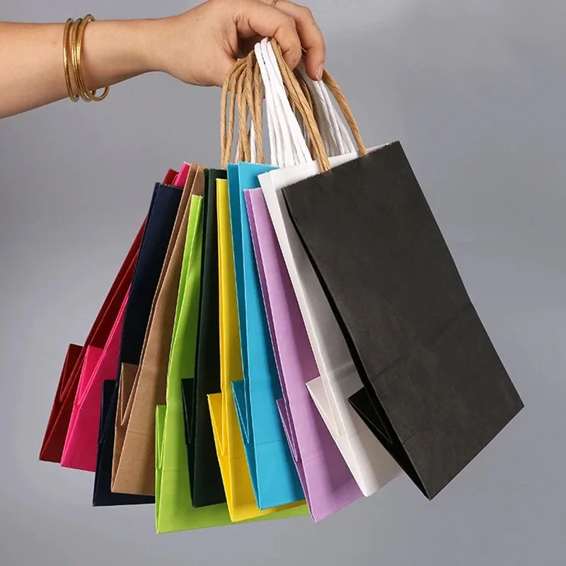 10/30/50pcs Kraft Paper Bag wi - Wedding/Event Supply Store review and price